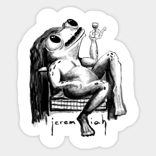 Jeremiah (was a bullfrog) Sticker